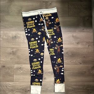 Lazy One Blue and Yellow Pajama Bottoms